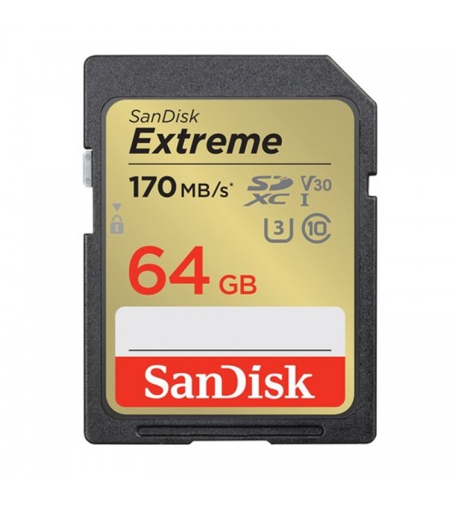 SDSXV2 - Sandisk Extreme SDXC 64GB UHS I 170MB/s